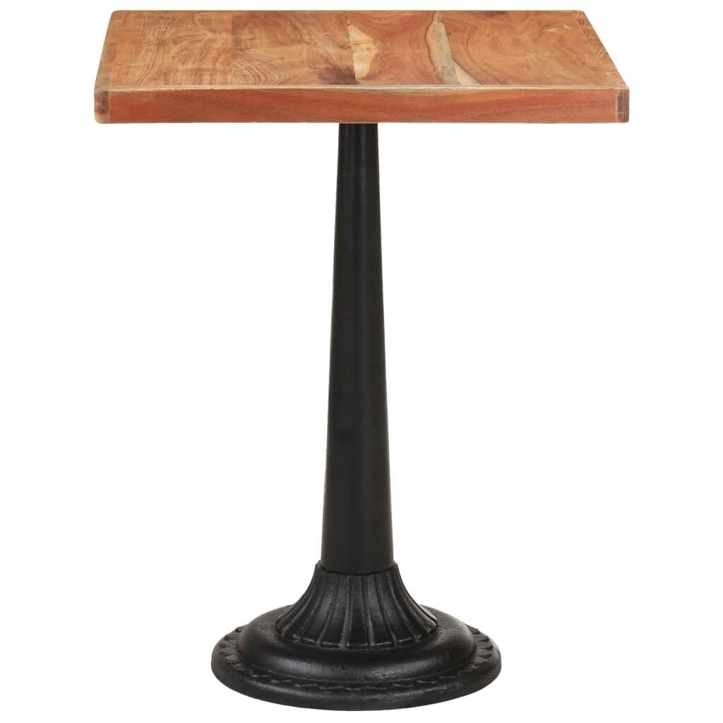 Bistrotisch 60x60x76 cm Akazie Massivholz-2