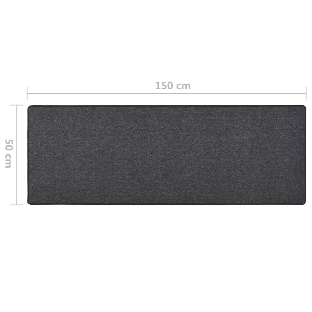 Teppichläufer Anthrazit 50x150 cm-6