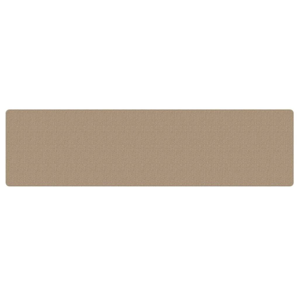 Teppichläufer Sisal-Optik Sandfarben 80x300 cm-3