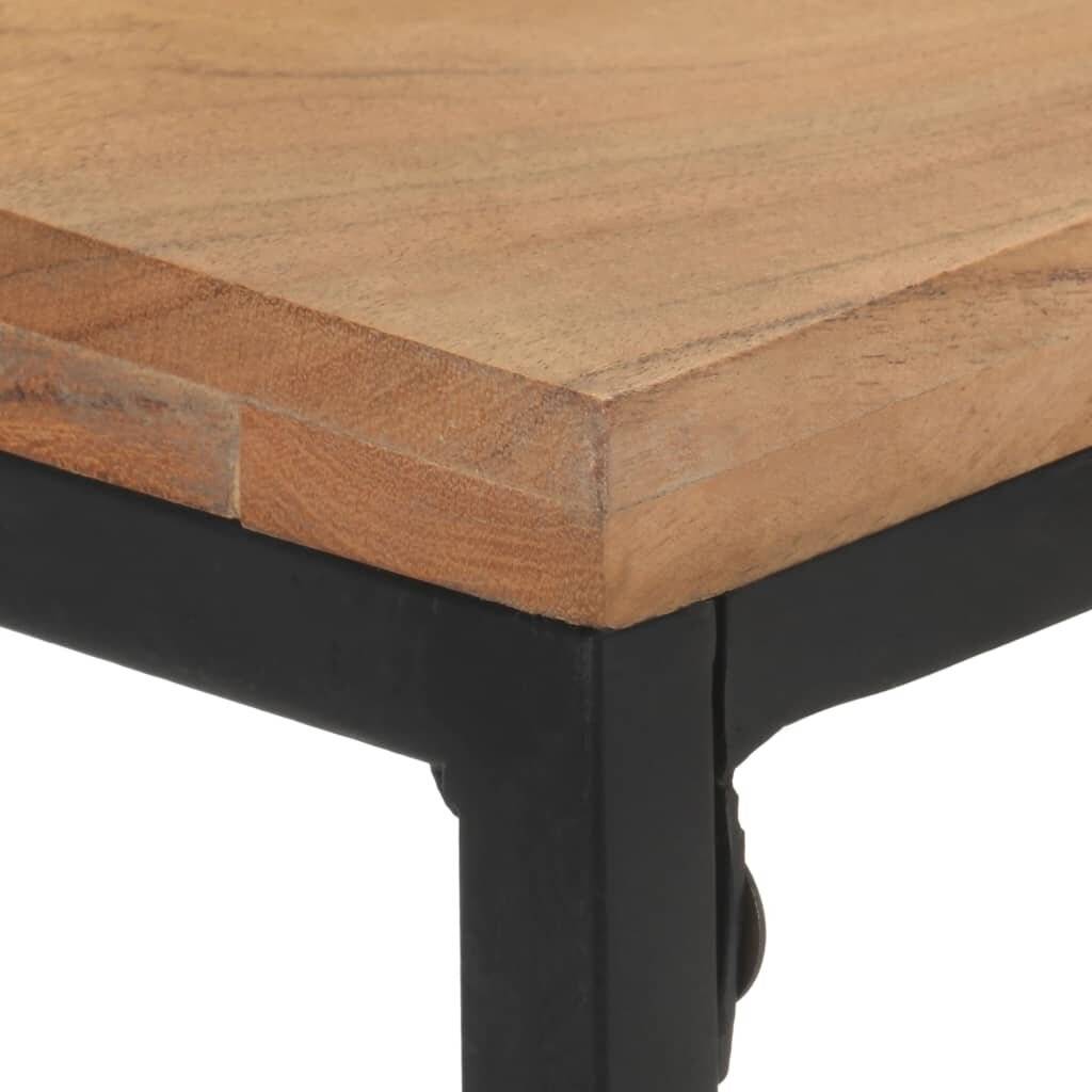 Konsolentisch 110x35x75 cm Akazie Massivholz-3