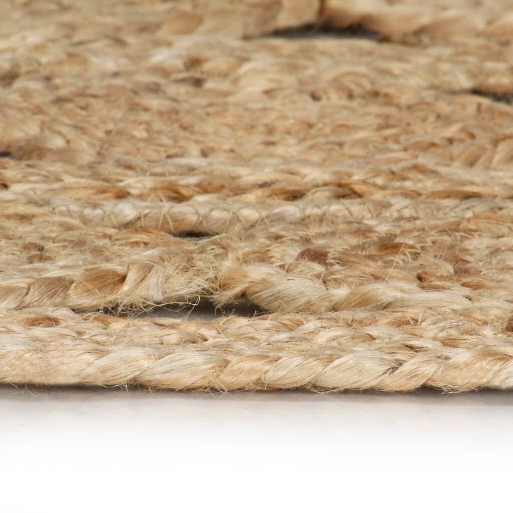 Teppich Handgefertigt Geflochten Jute 180 cm-2
