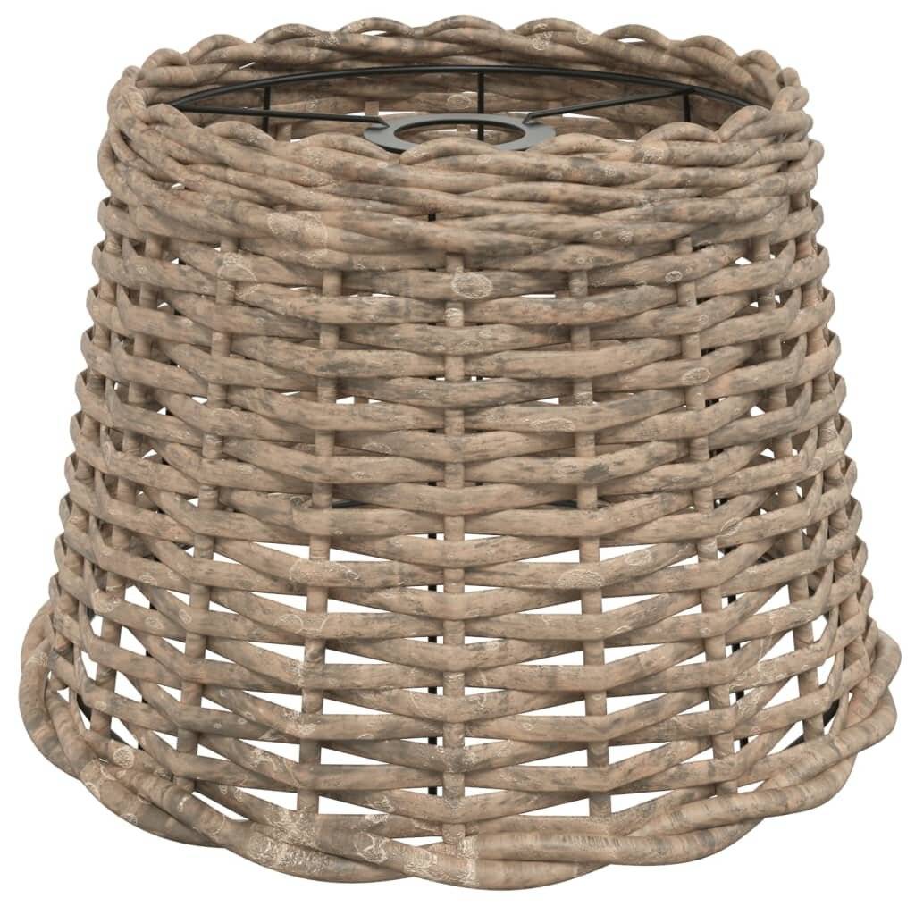 Lampenschirm Braun Ø30x20 cm Korbweide-1