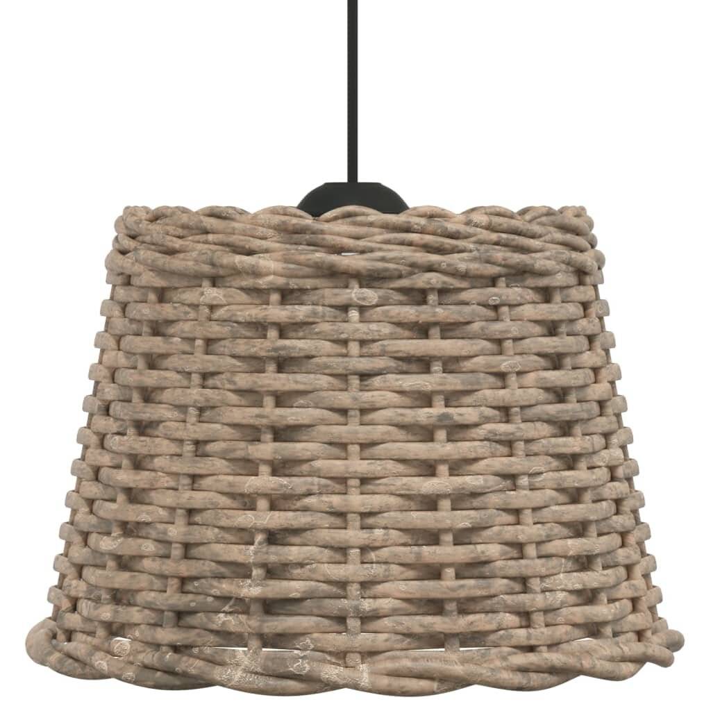 Lampenschirm Braun Ø30x20 cm Korbweide-3