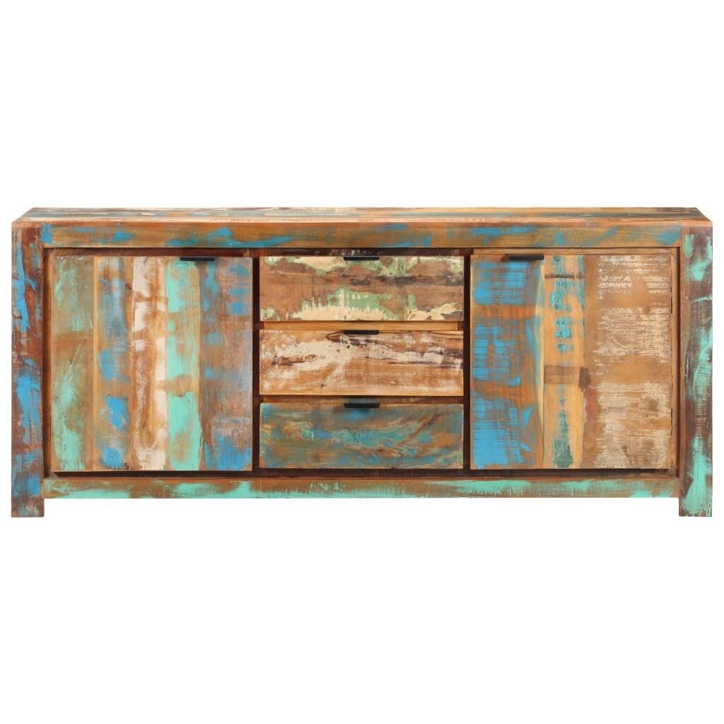 Sideboard 175x40x75 cm Recyceltes Massivholz-3
