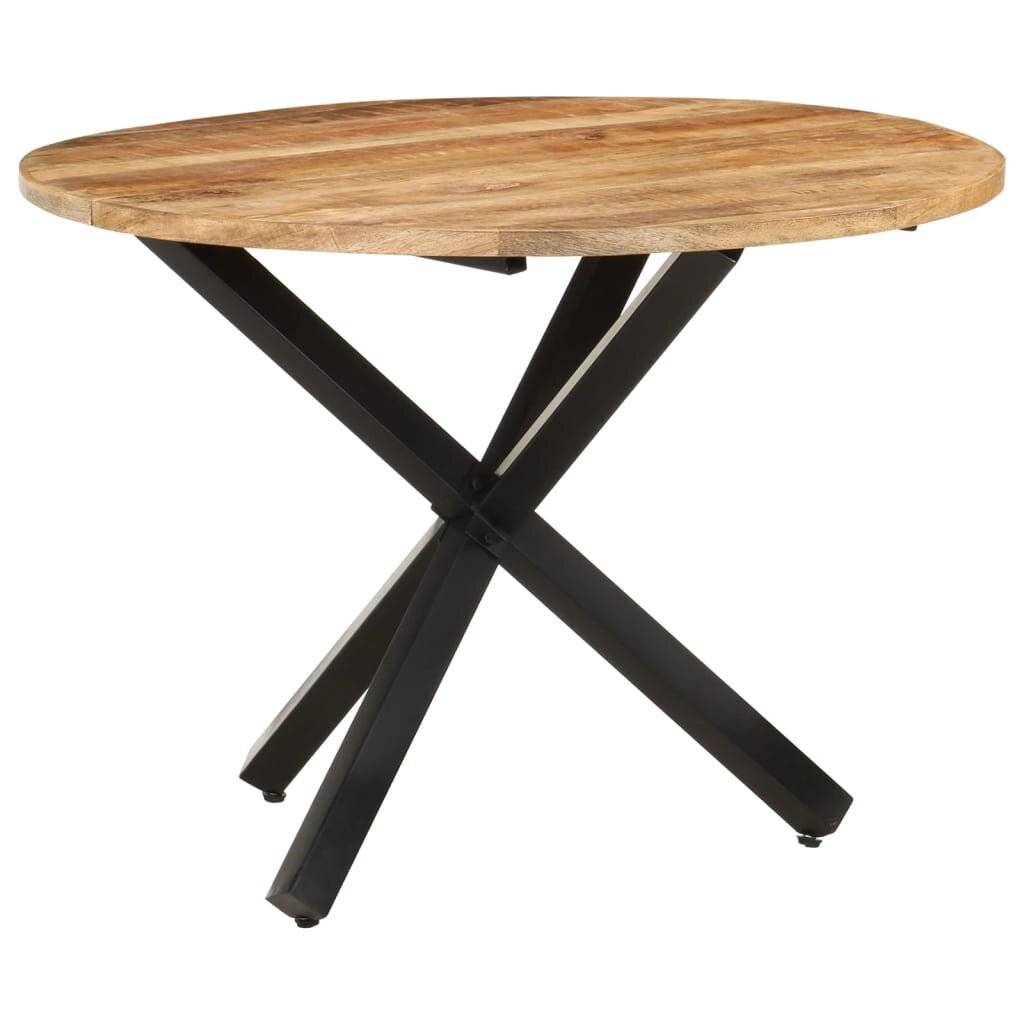 Symbolbild für Esstisch Rund 100x100x75 cm Raues Mangoholz