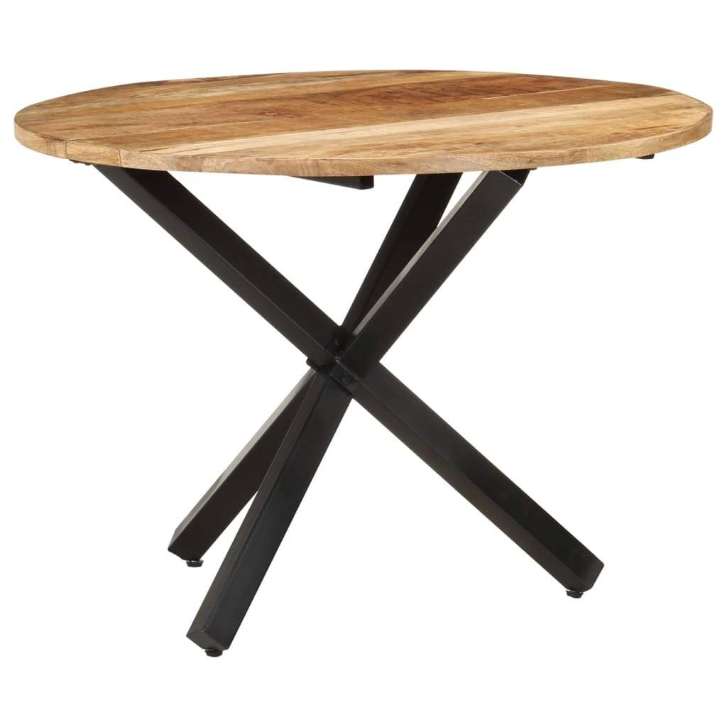 Symbolbild für Esstisch Rund 100x100x75 cm Raues Mangoholz