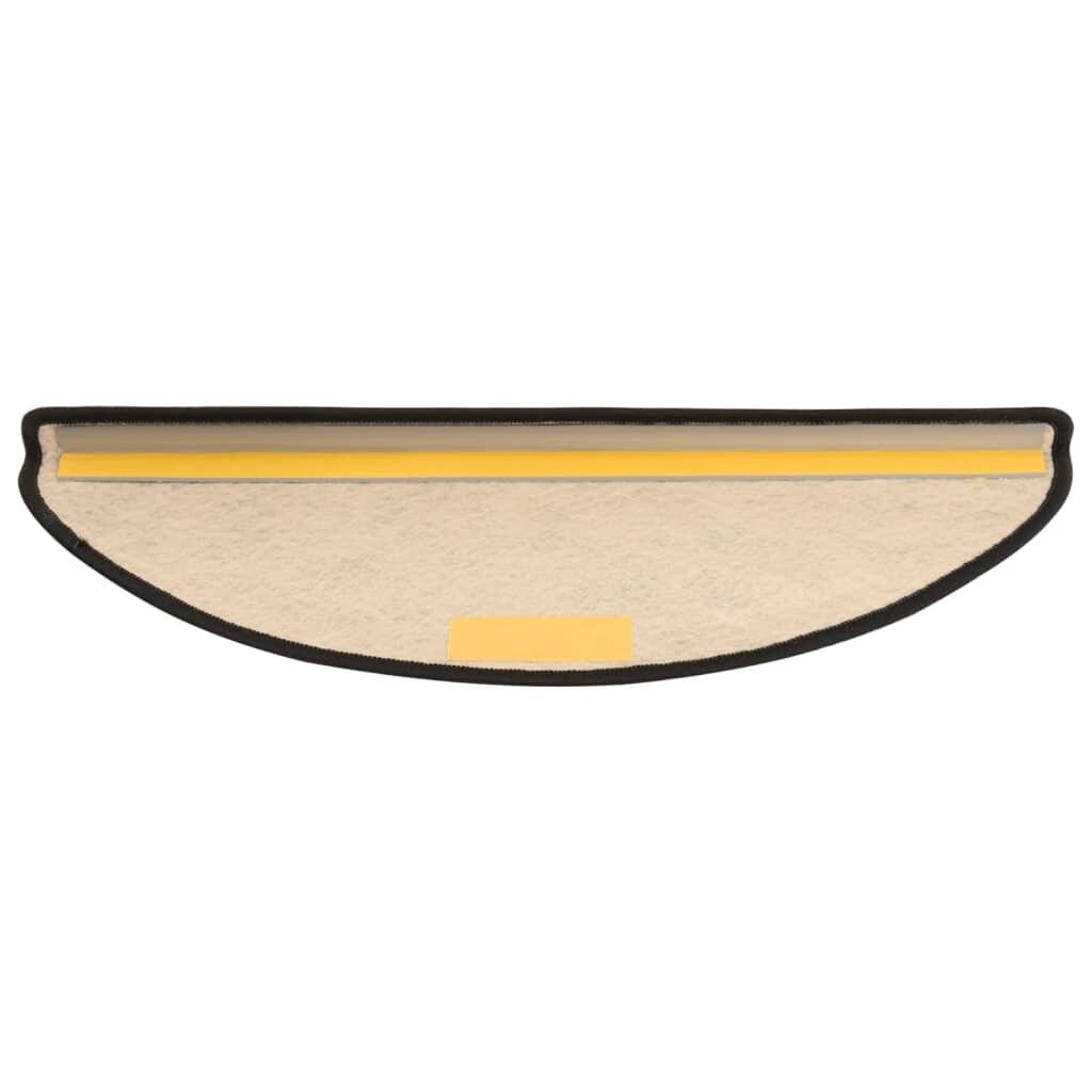 Treppenmatten Selbstklebend Sisal 15 Stk. 65x25 cm Anthrazit-4