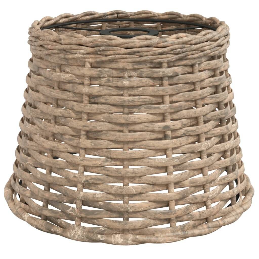 Lampenschirm Braun Ø25x17 cm Korbweide-1