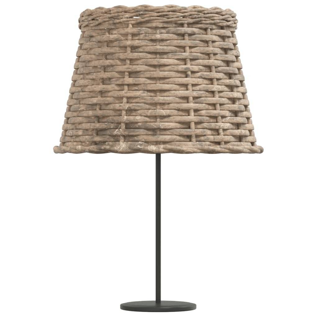 Lampenschirm Braun Ø25x17 cm Korbweide-3