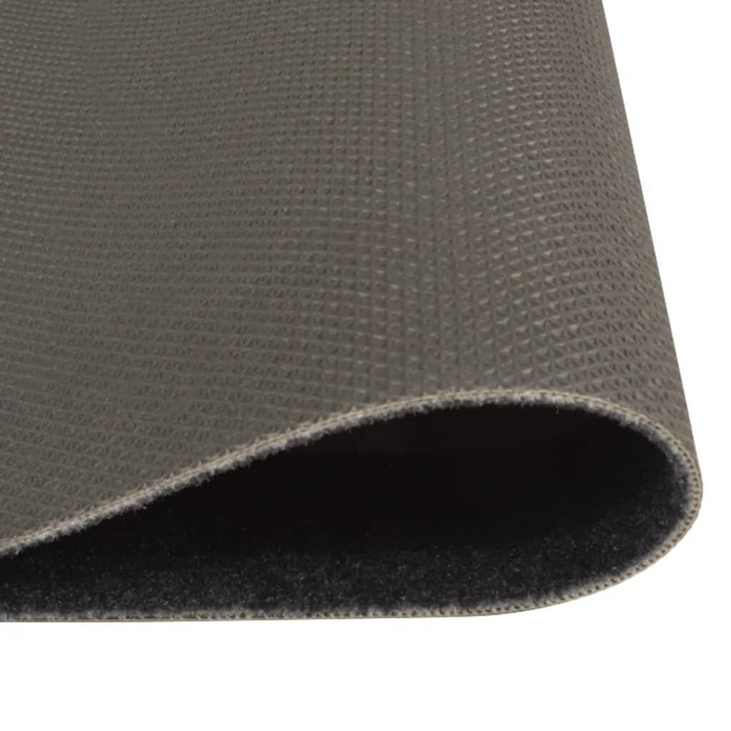 Küchenteppich Waschbar Coffee Schwarz 45x150 cm Samt-3