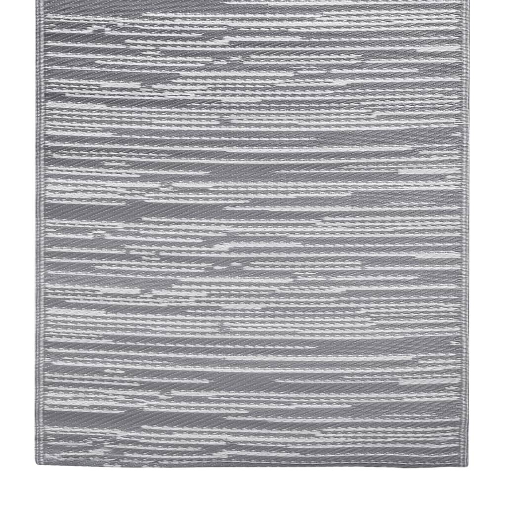 Outdoor-Teppich Grau 120x180 cm PP-4