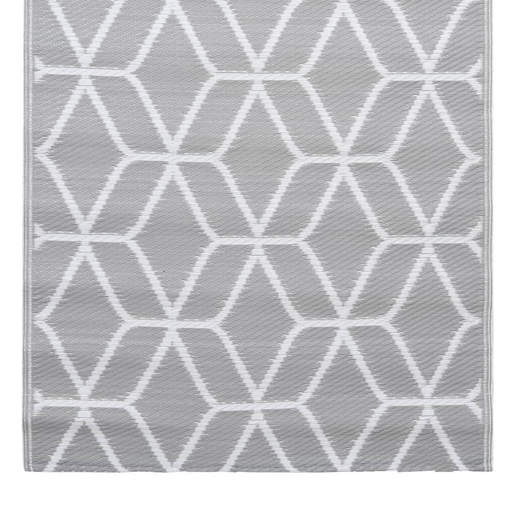 Outdoor-Teppich Grau 80x150 cm PP-4
