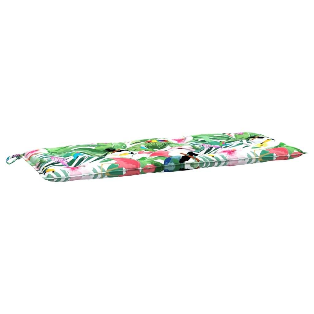 Gartenbank-Auflage Mehrfarbig 120x50x7 cm Stoff-2