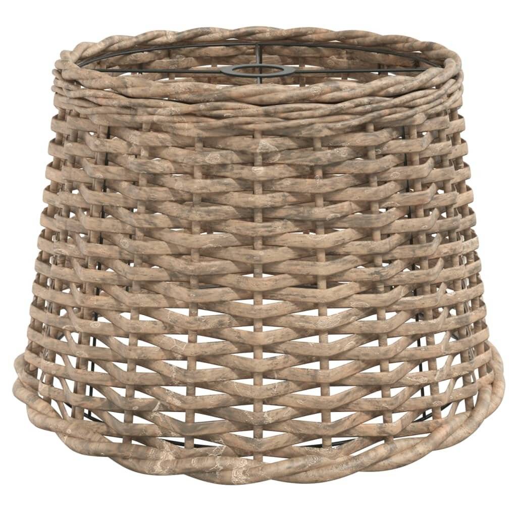 Lampenschirm Braun Ø40x26 cm Korbweide-1