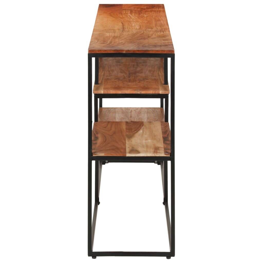 Sideboard 150x30x75 cm Akazie Massivholz-2