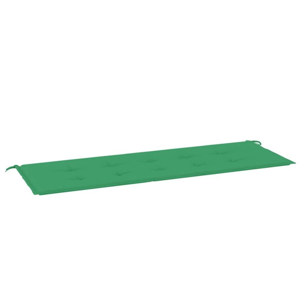 Gartenbank-Auflage Grün 150x50x3 cm Oxford-Gewebe-1