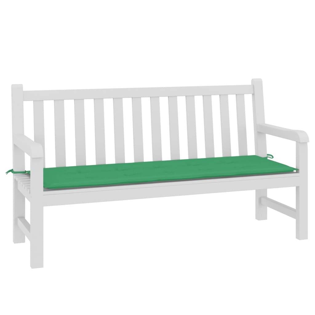 Gartenbank-Auflage Grün 150x50x3 cm Oxford-Gewebe-2