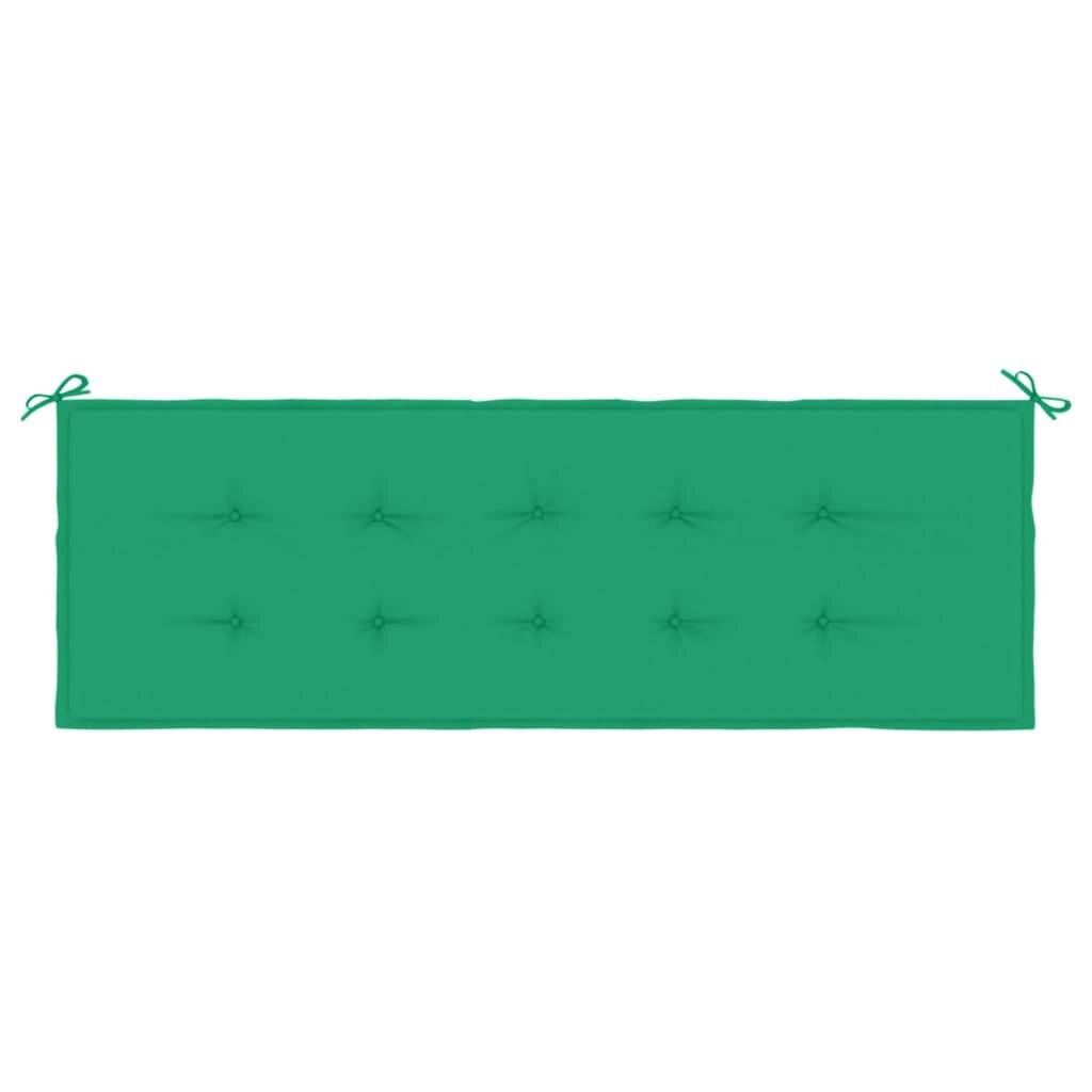 Gartenbank-Auflage Grün 150x50x3 cm Oxford-Gewebe-3