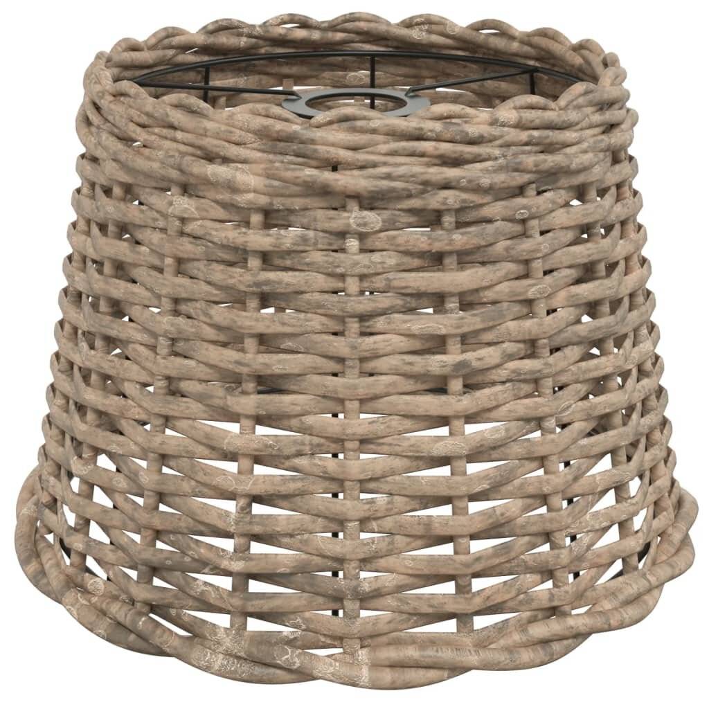 Lampenschirm Braun Ø30x20 cm Korbweide-1