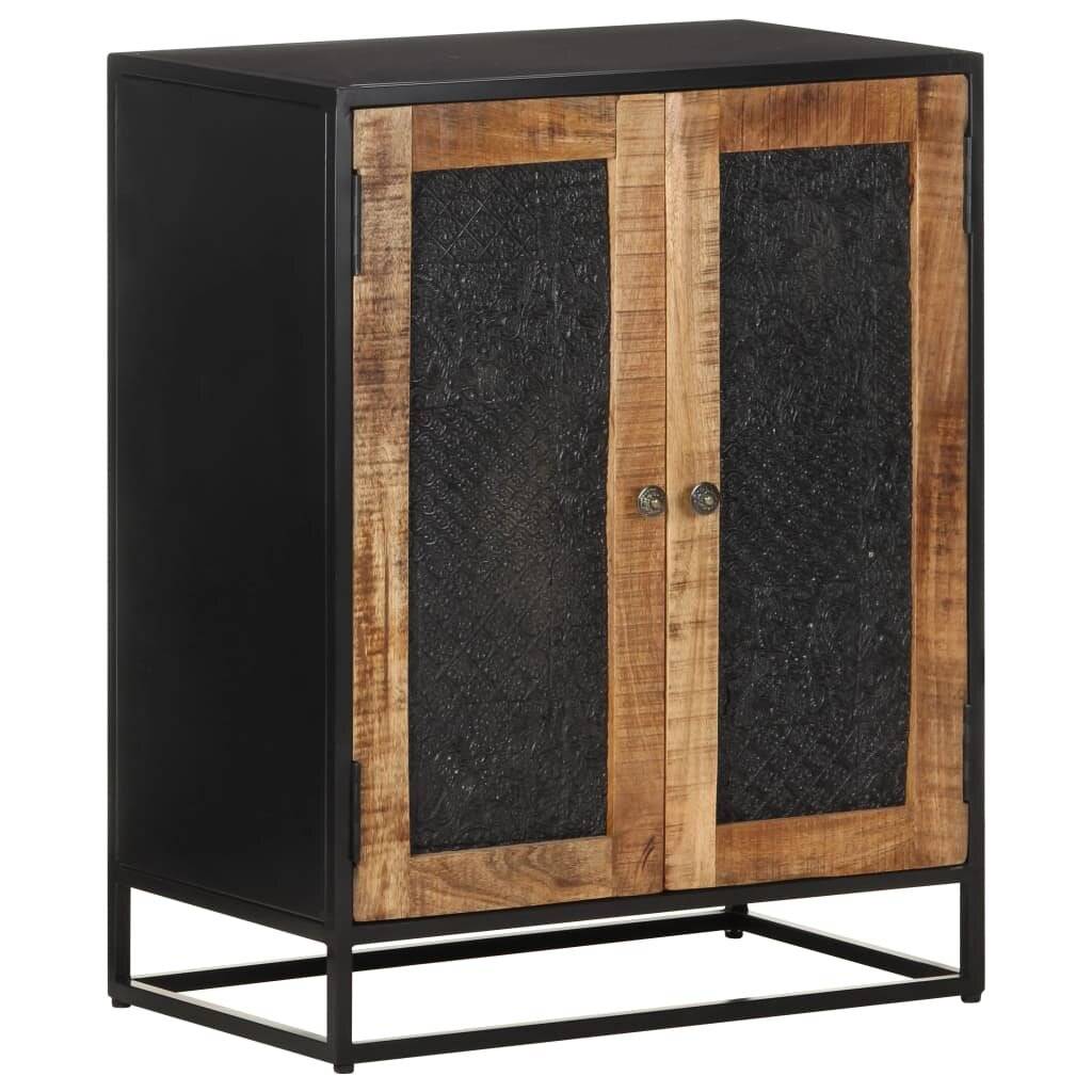 Sideboard 60x35x75 cm Raues Mangoholz-0