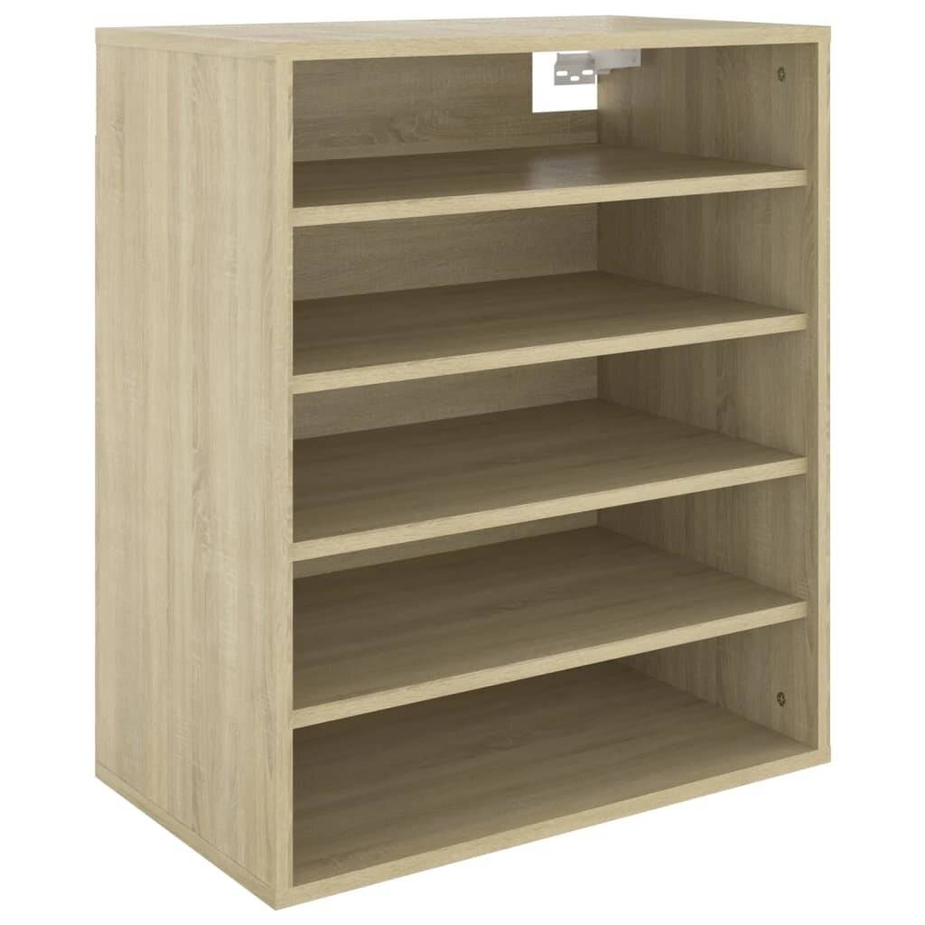 Schuhschrank Sonoma-Eiche 60x35x70 cm Holzwerkstoff-1