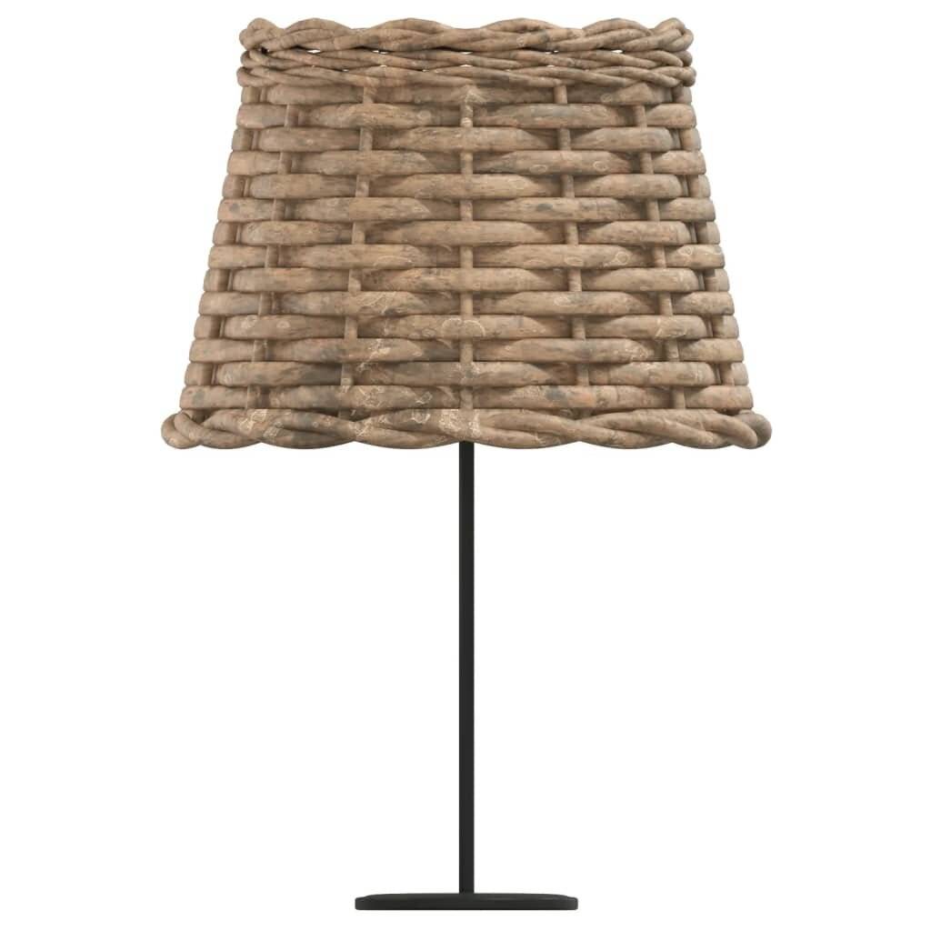 Lampenschirm Braun Ø20x15 cm Korbweide-3