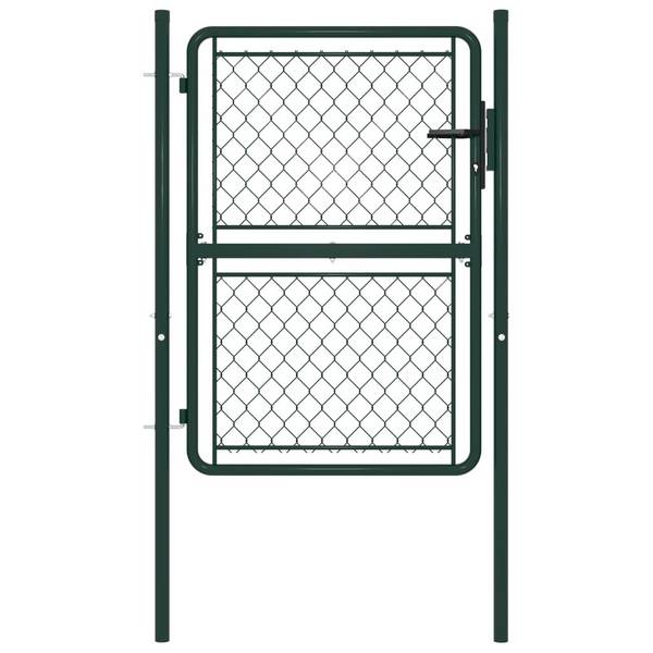 Gartentor Stahl 100×150 cm Grün