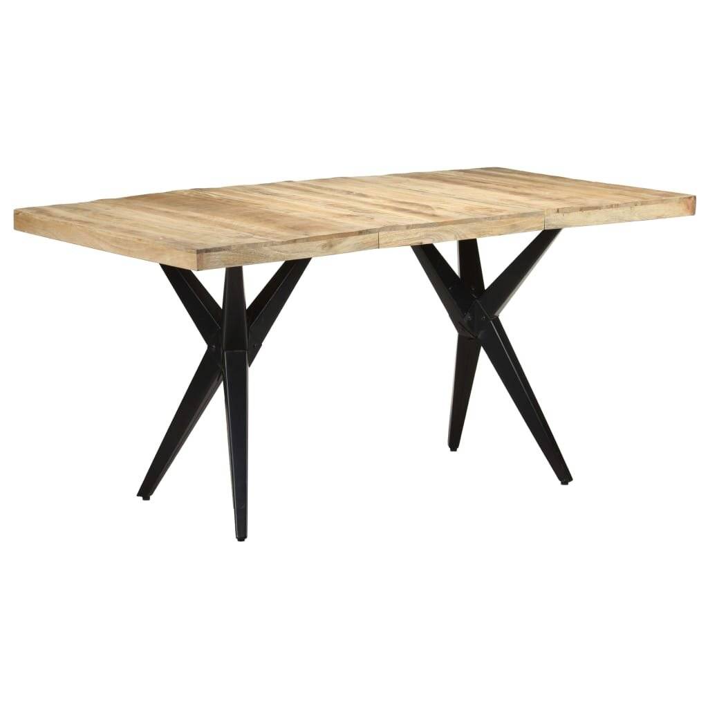 Symbolbild für Esstisch 160x80x76 cm Raues Mangoholz