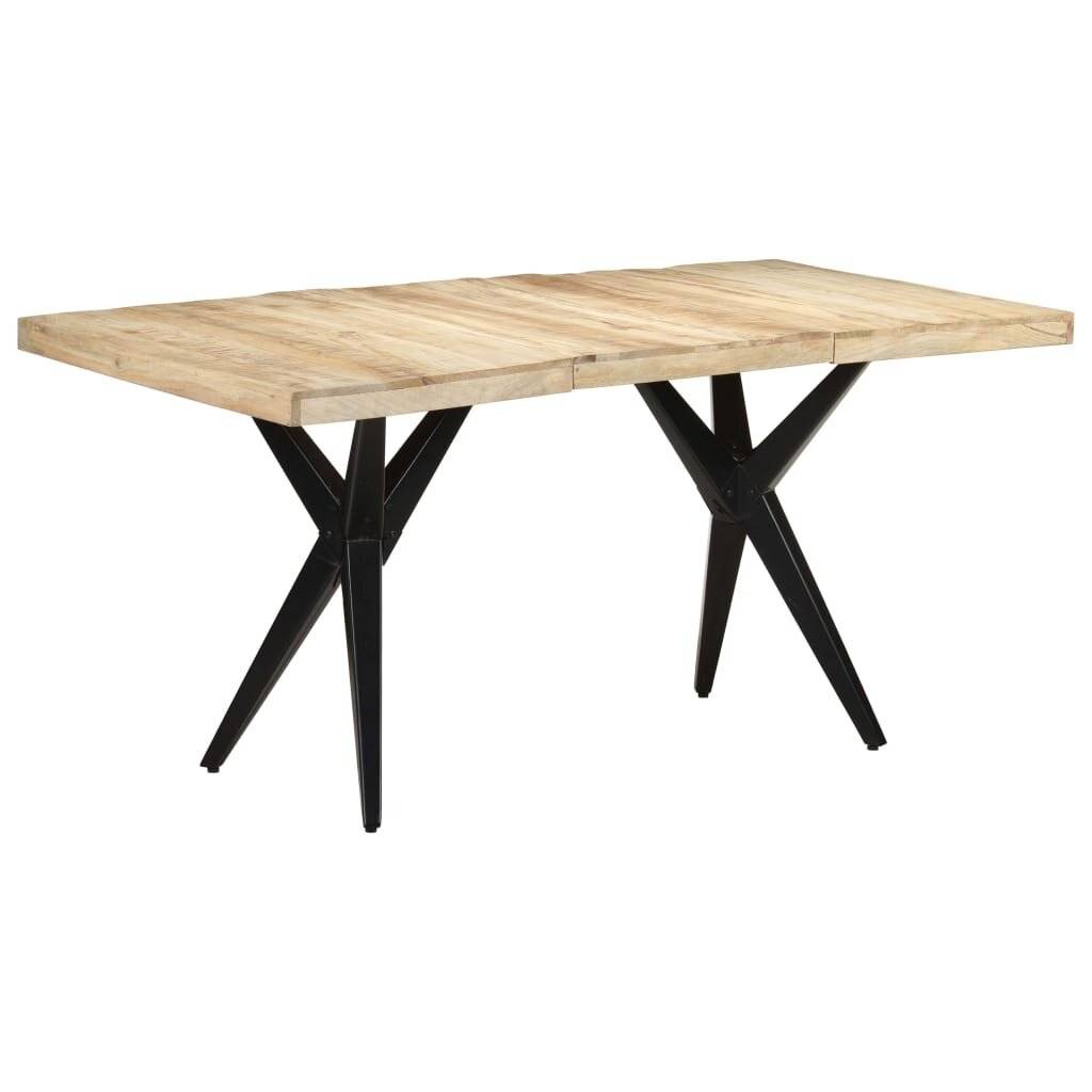 Symbolbild für Esstisch 160x80x76 cm Raues Mangoholz