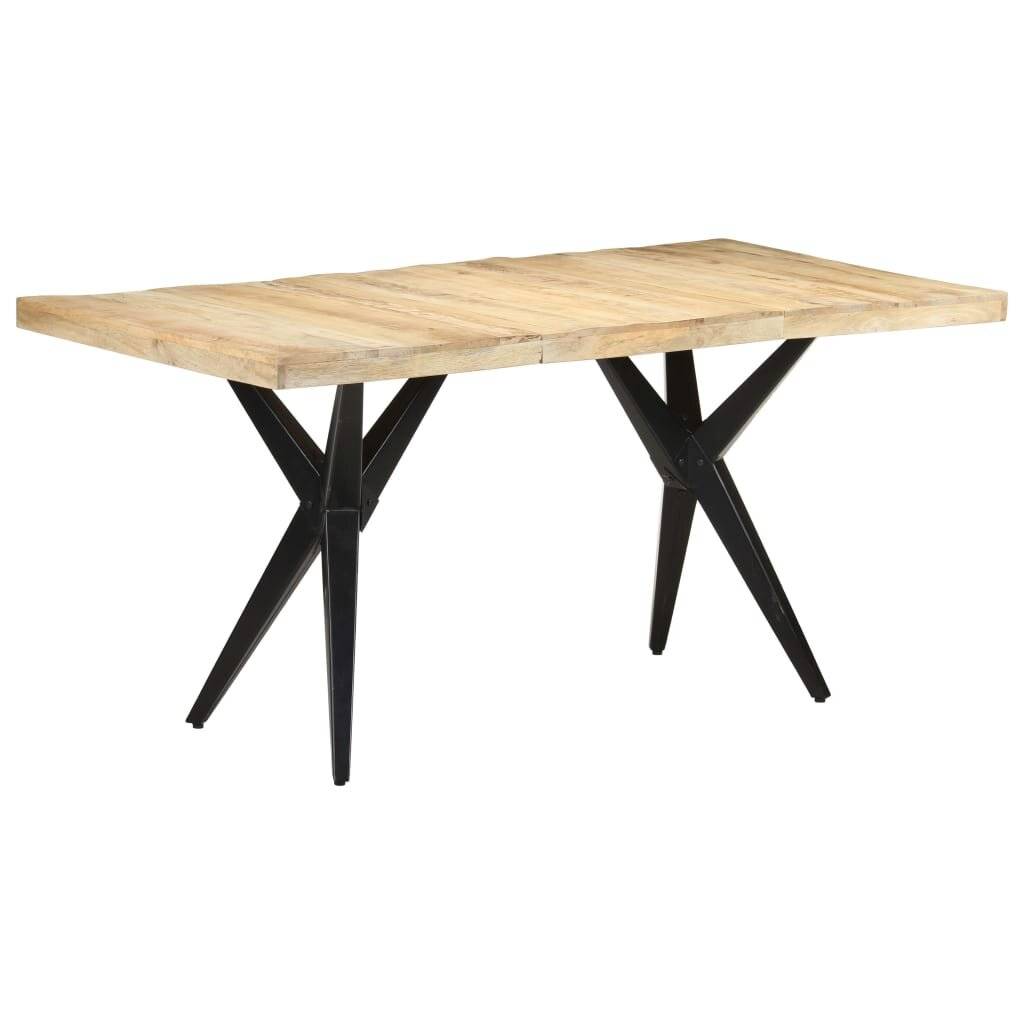 Symbolbild für Esstisch 160x80x76 cm Raues Mangoholz
