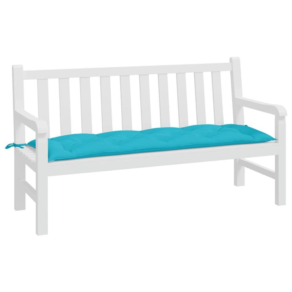 Gartenbank-Auflage Türkis 150x50x7 cm Oxford-Gewebe-2