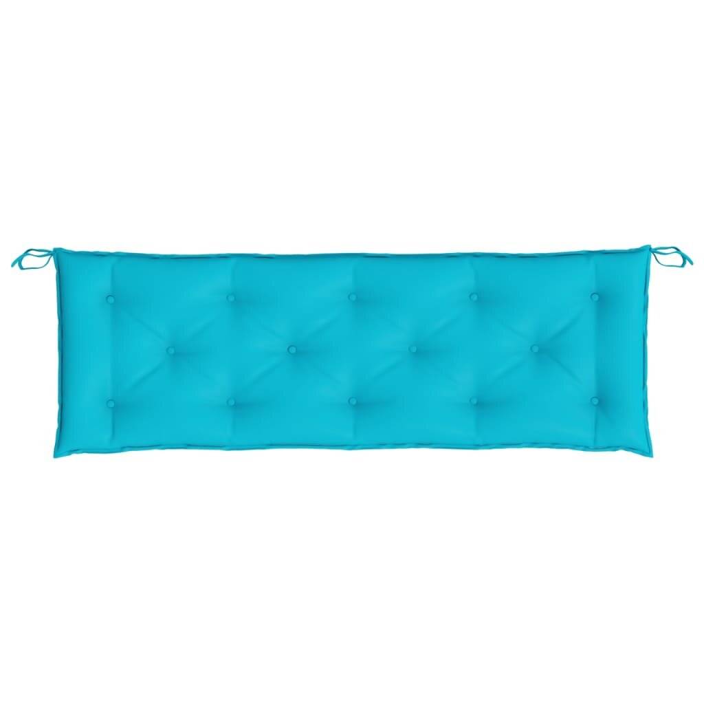 Gartenbank-Auflage Türkis 150x50x7 cm Oxford-Gewebe-3