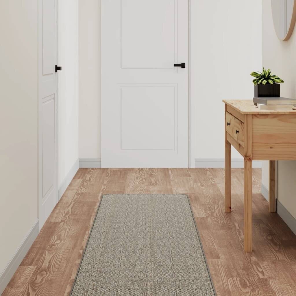 Teppichläufer Sisal-Optik Taupe 50x150 cm-0