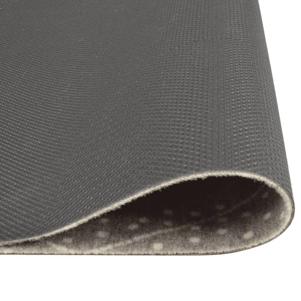 Küchenteppich Waschbar Raute 45x150 cm Samt-2