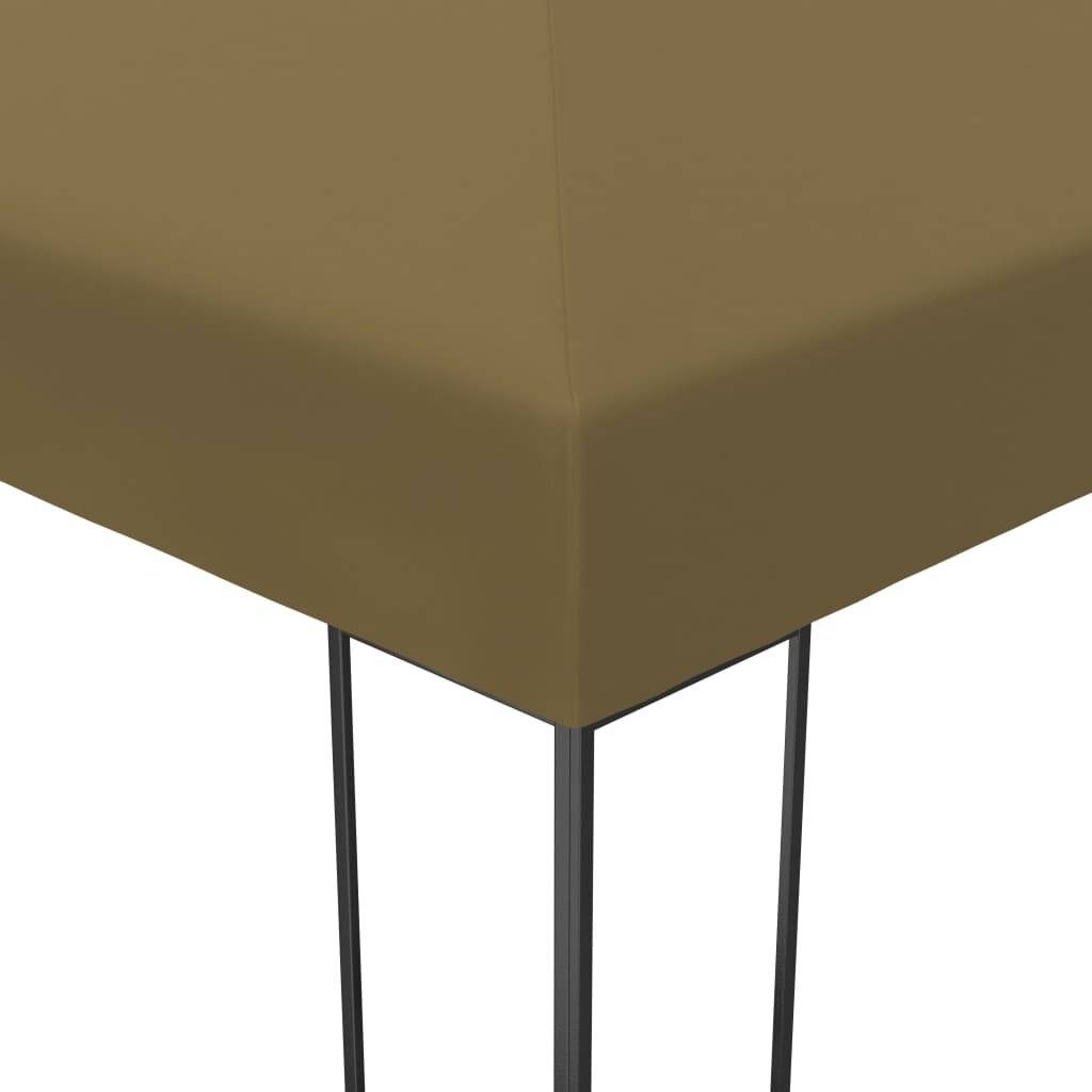 Pavillon 3x4 m Taupe 180 g/m²-4