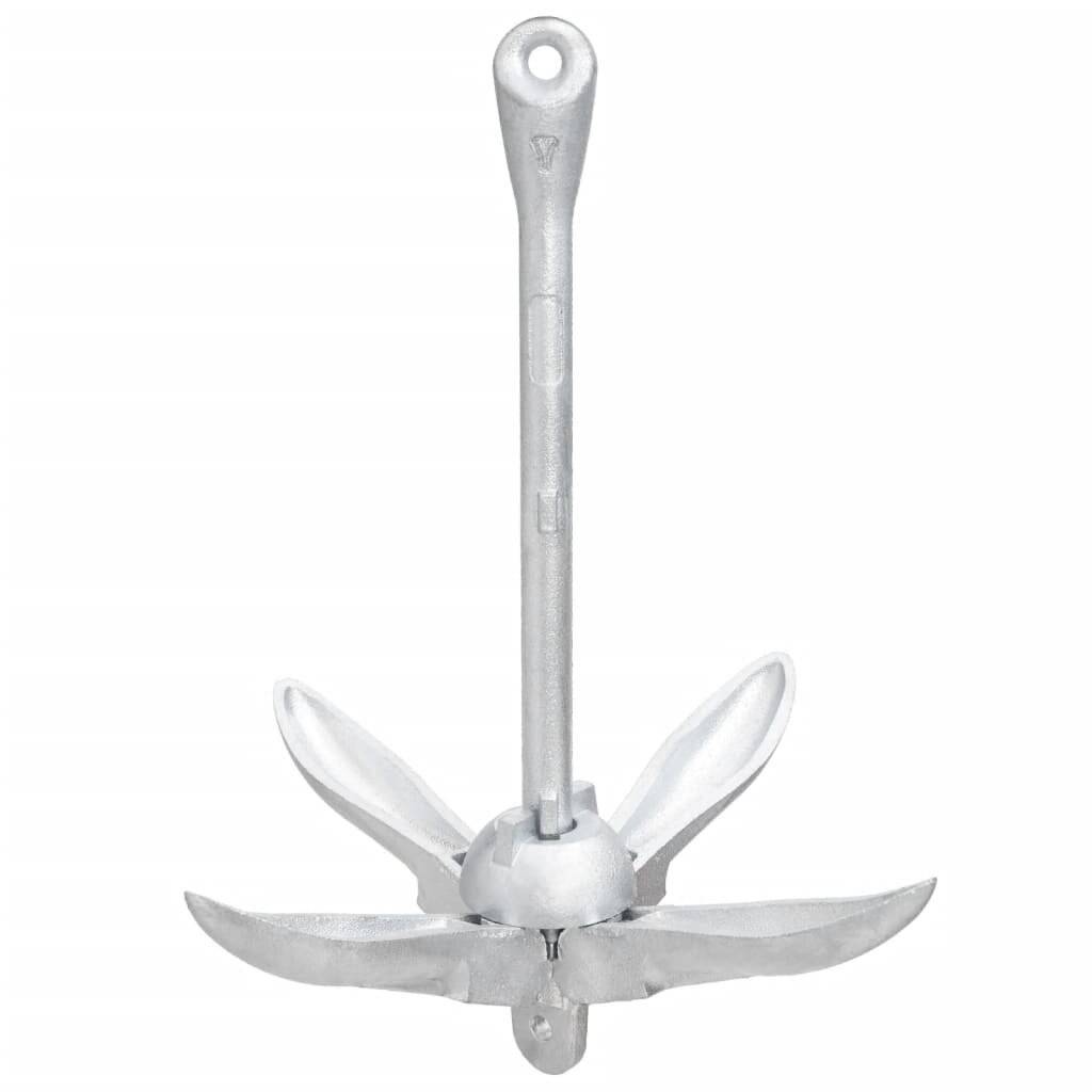 Klappanker Silbern 1,5 kg Temperguss-3
