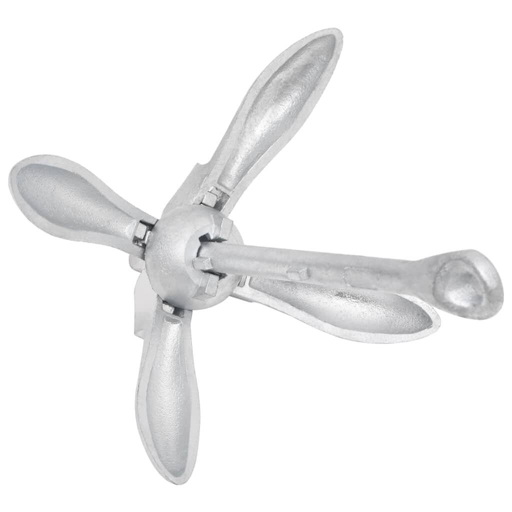 Klappanker Silbern 1,5 kg Temperguss-4