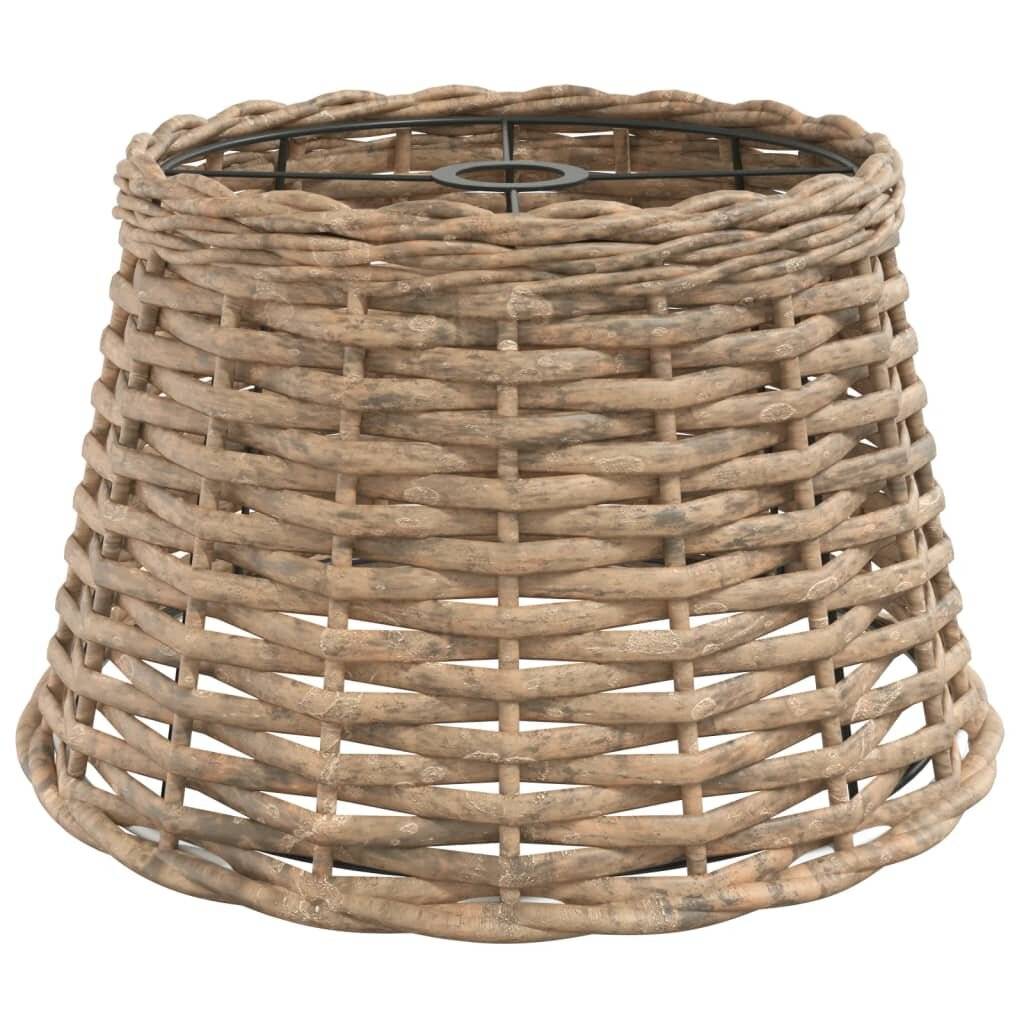 Lampenschirm Braun Ø38x23 cm Korbweide-1