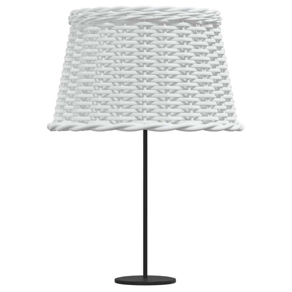 Lampenschirm Weiß Ø45x28 cm Korbweide-3