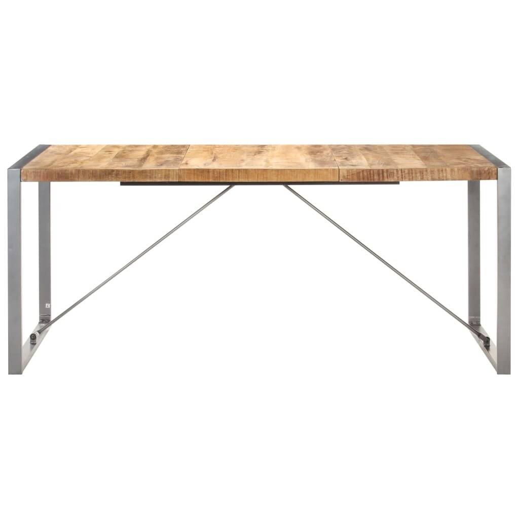 Esstisch 180x90x75 cm Raues Mango-Massivholz-2
