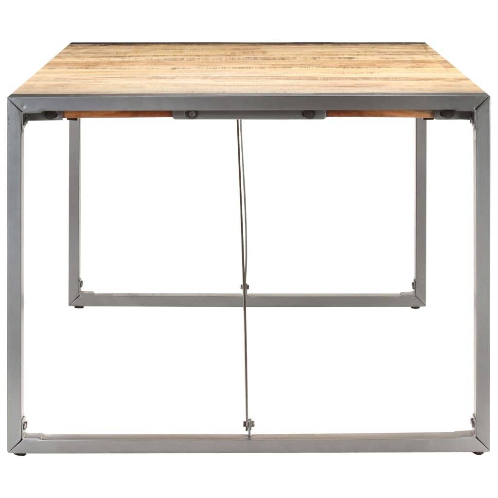 Esstisch 180x90x75 cm Raues Mango-Massivholz-3