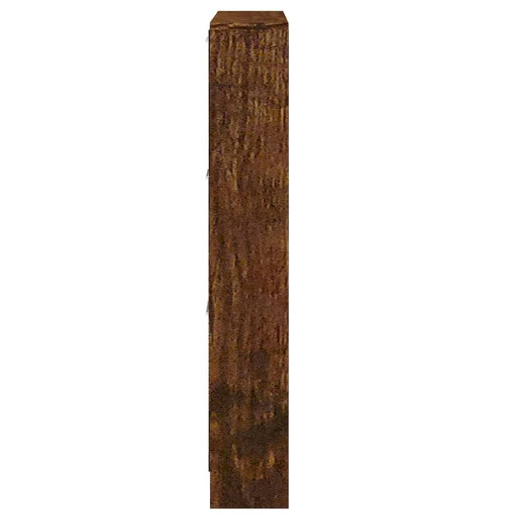 Schuhschrank Räuchereiche 59x17x108 cm Holzwerkstoff-6