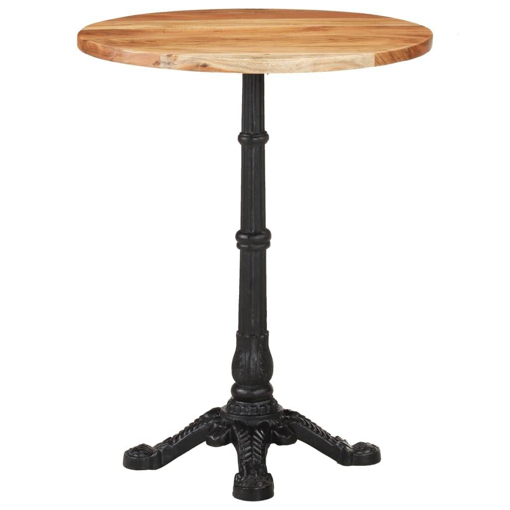 Bistrotisch Ø60x76 cm Akazie Massivholz-1