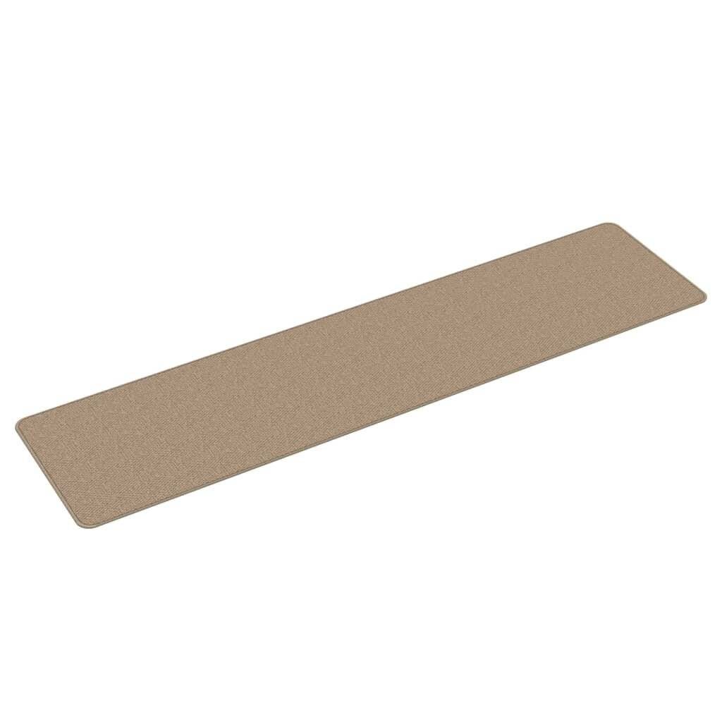Teppichläufer Sisal-Optik Sandfarben 50x200 cm-2