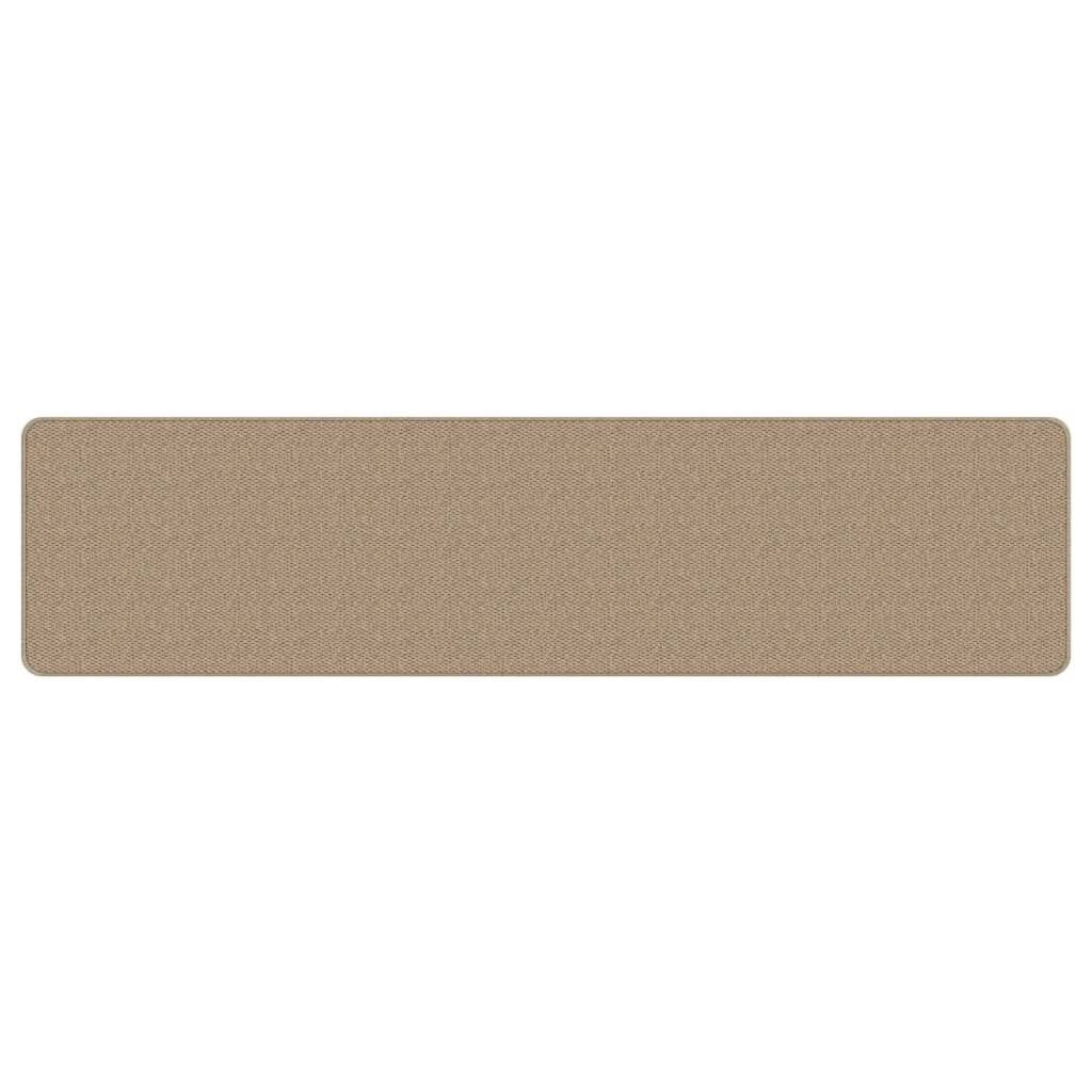 Teppichläufer Sisal-Optik Sandfarben 50x200 cm-3
