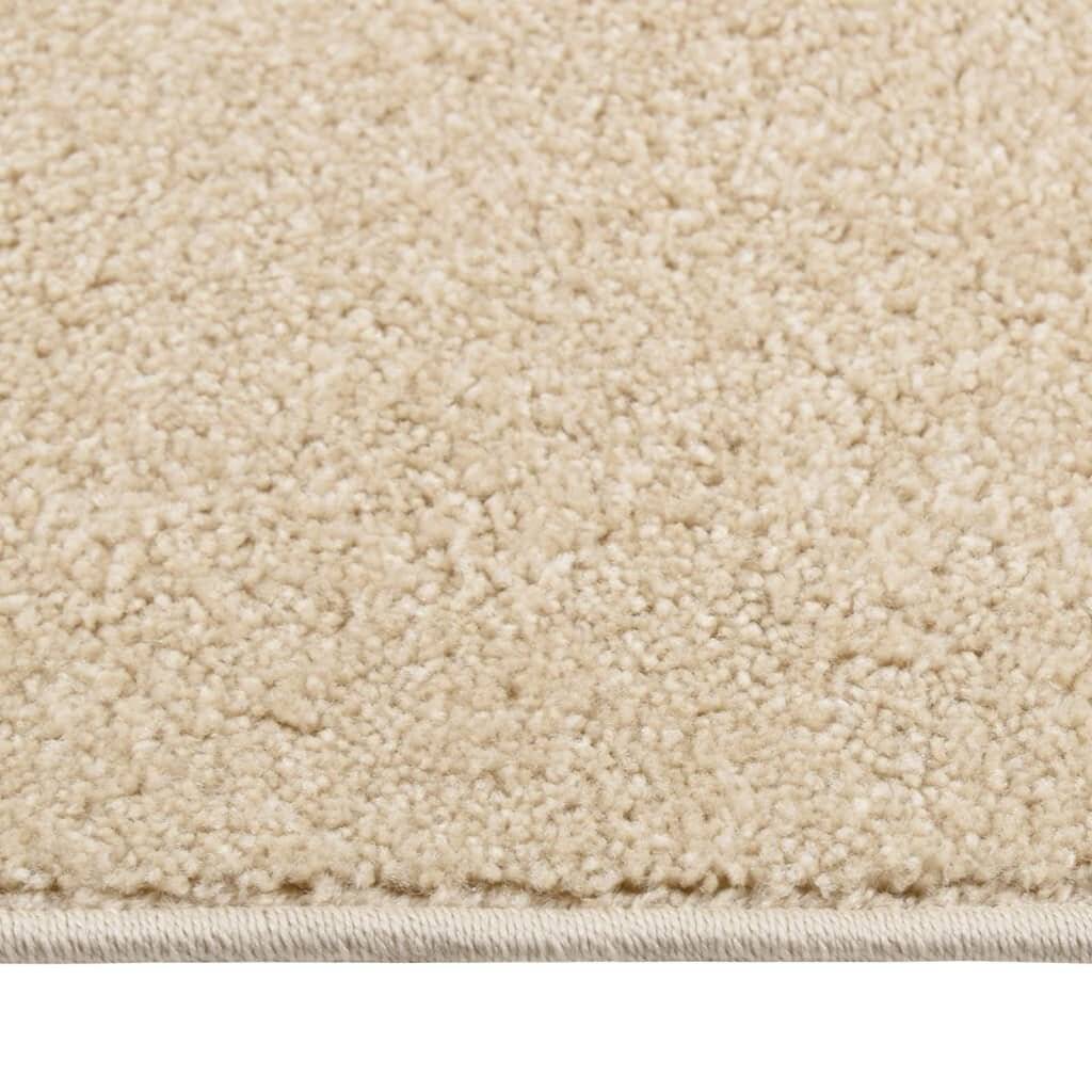Teppich Kurzflor 160x230 cm Beige-2