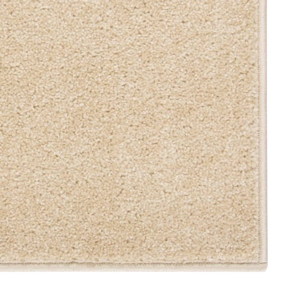 Teppich Kurzflor 160x230 cm Beige-3