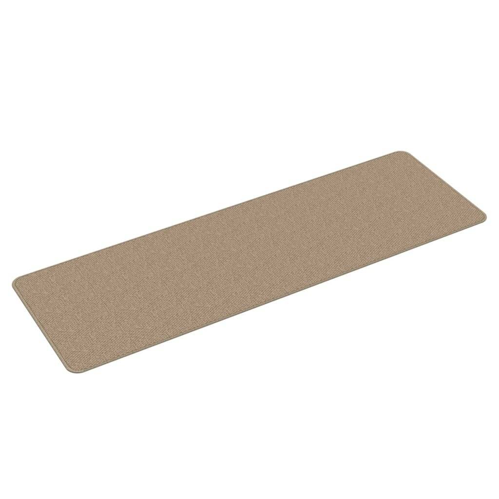 Teppichläufer Sisal-Optik Sandfarben 50x150 cm-2