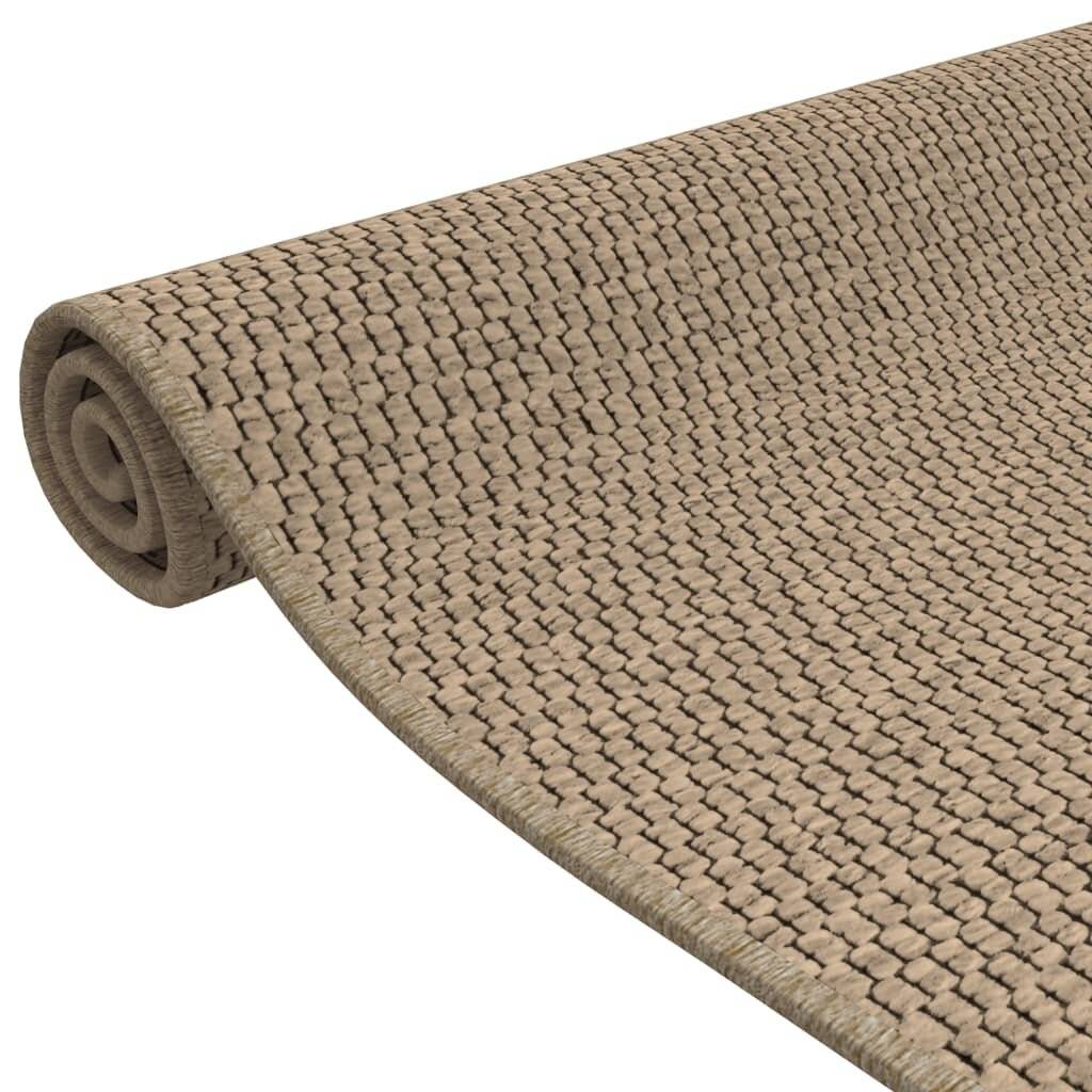 Teppichläufer Sisal-Optik Sandfarben 50x150 cm-4