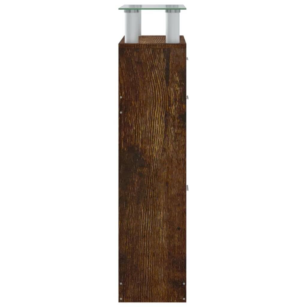 Schuhschrank Räuchereiche 63x24x104 cm Holzwerkstoff-6